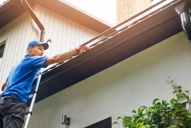 professional installation of rain gutters