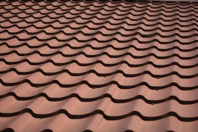 flat clay tile roofing