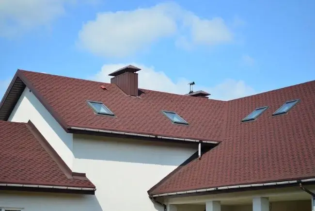 house with skylights